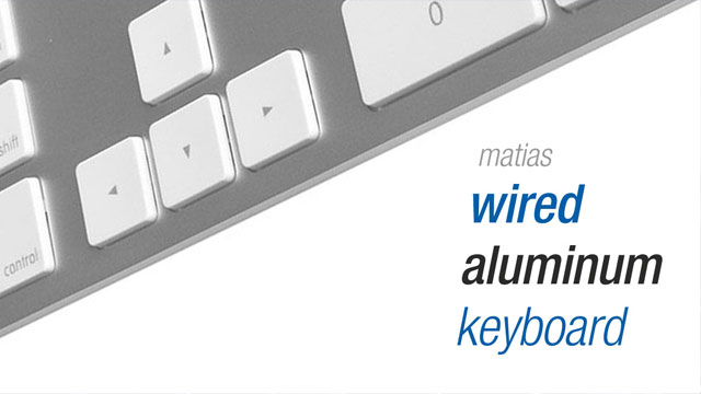 Matias Wired Aluminum Keyboard for Mac