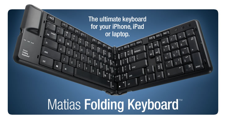 Matias iFold - Portable stand for your laptop - click for larger image
