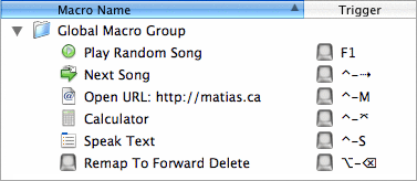 Macro groups