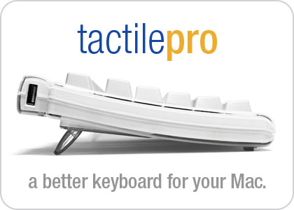 The wait is over.  The all-new, fully resigned Tactile Pro keyboard.