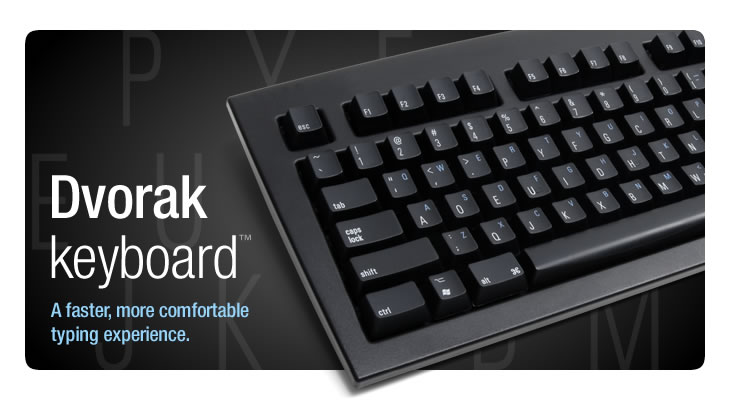 Dvorak Keyboard by Matias - Portable stand for your laptop - click for larger image